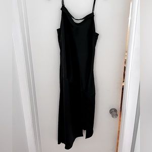 Chic Satin Black Dress *Never Worn*